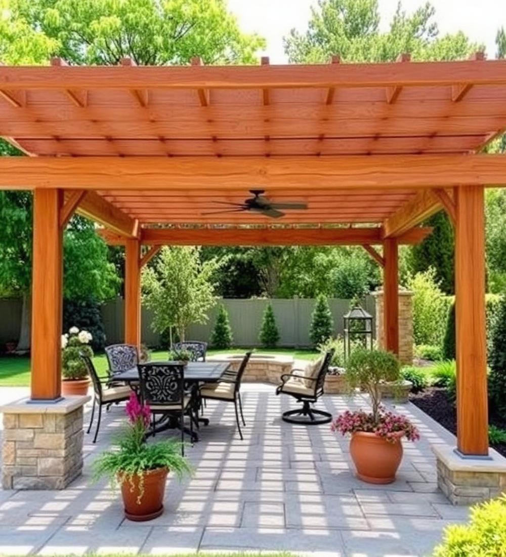 Pergola patio cover