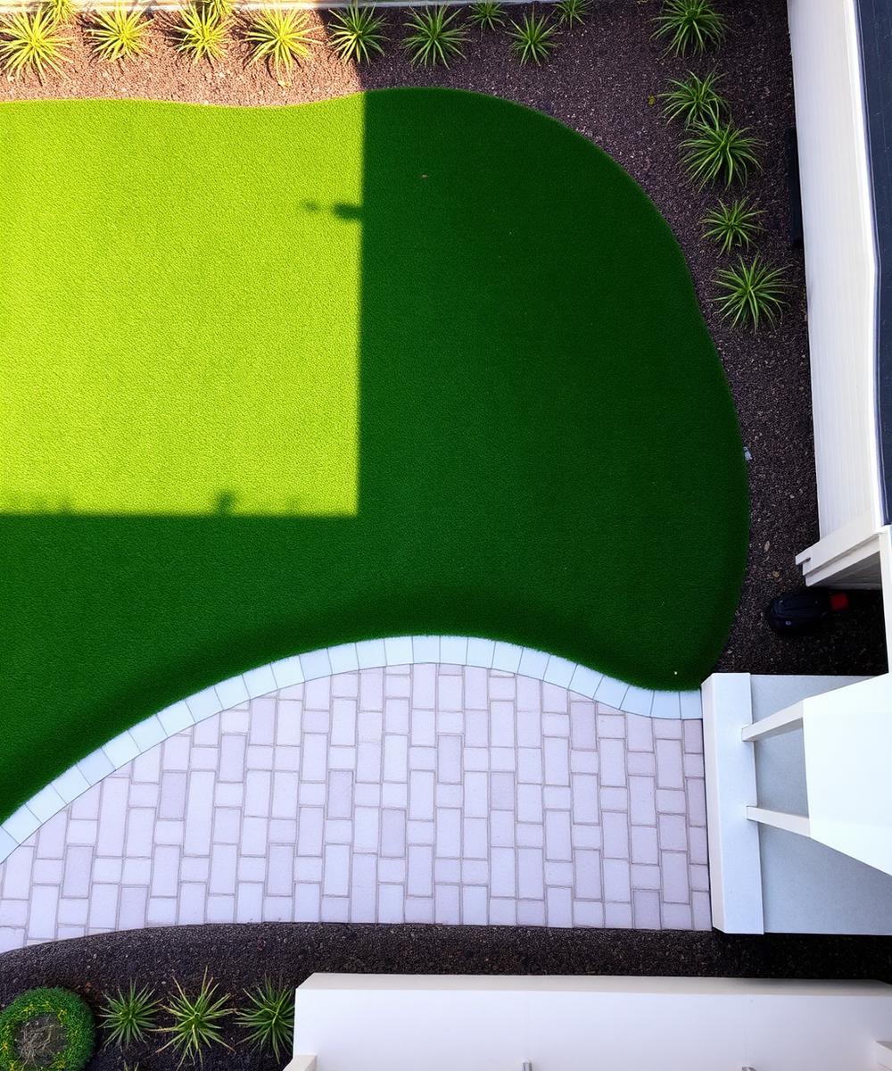 Artificial turf installation
